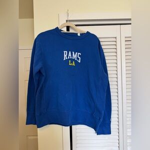 Well-Worn Blue LA Rams Sweatshirt NFL